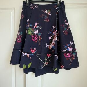 Ted Baker Navy Blue Skirt